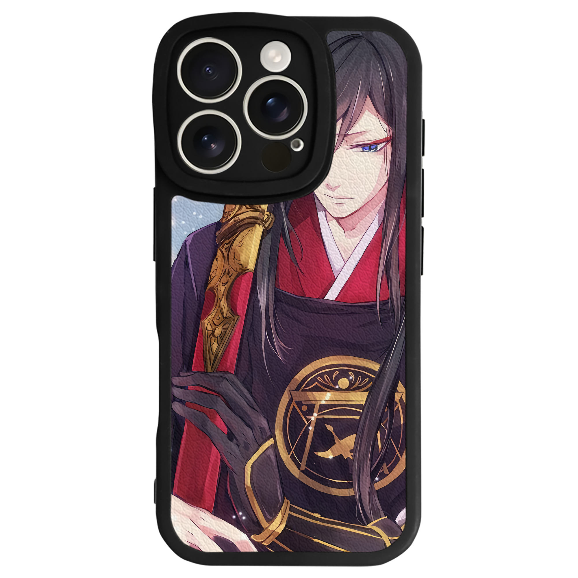 （画像用） 刀剣乱舞 Touken Ranbu 【iPhone 16シリーズ対応】シリコンスマホケース（レザー調） 材質：シリコン